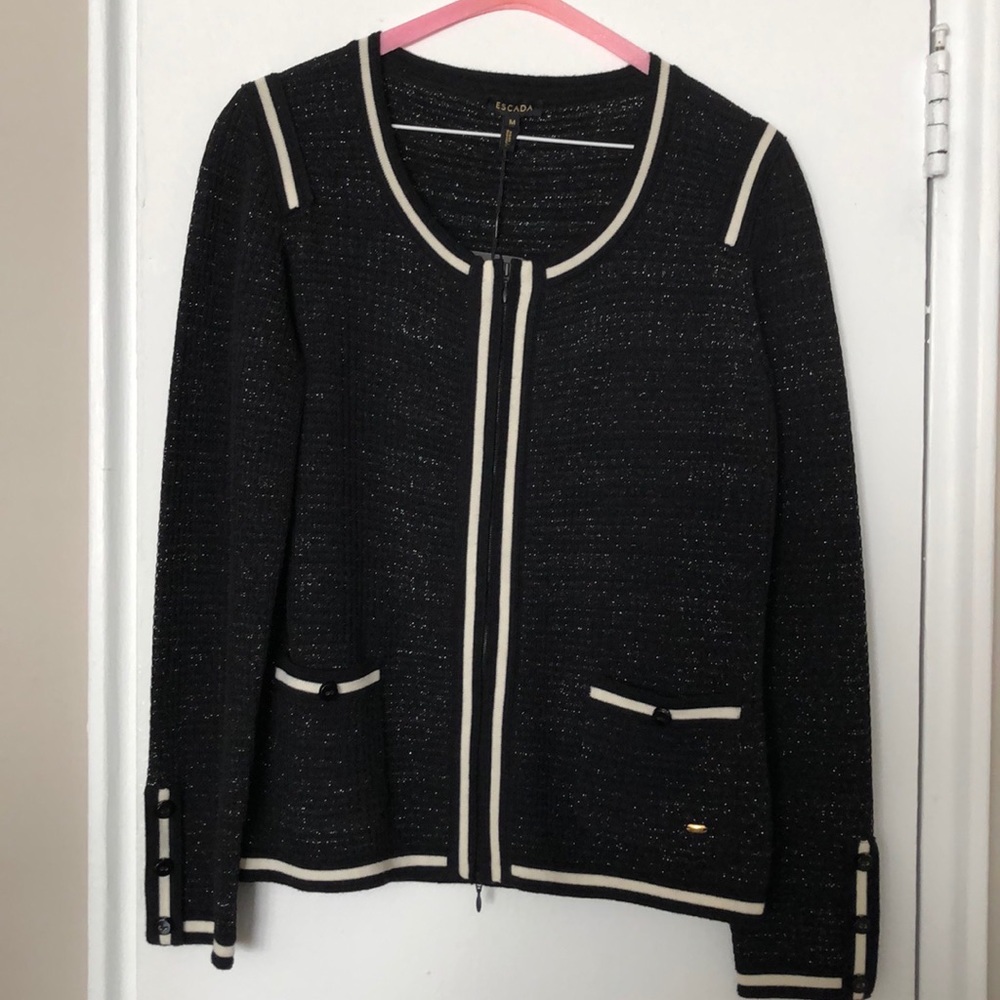 Women’s ESCADA knit jacket NWT